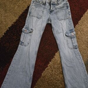 American Eagle Blue Boot Cut Jeans Classic Style